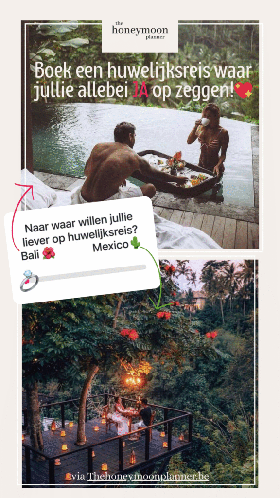Instagramstory - The Honeymoonplanner